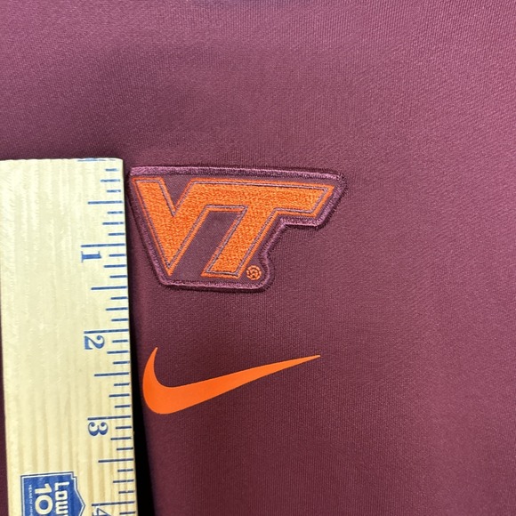 Nike Virginia Tech Hokies Hoodie Football Team Issued XXL Lightweight Polyester - Picture 8 of 13